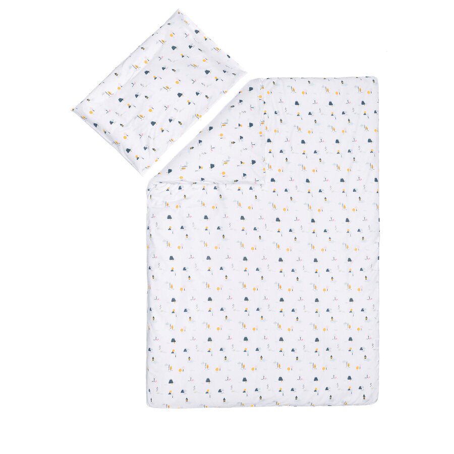 FILLIKID Lenjerie de pat 2 piese Village white