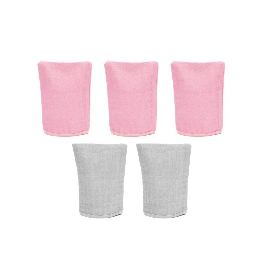 FILLIKID Manusi pentru baie din finet 5set Pink Grey