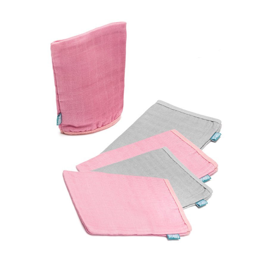 FILLIKID Manusi pentru baie din finet 5set Pink Grey