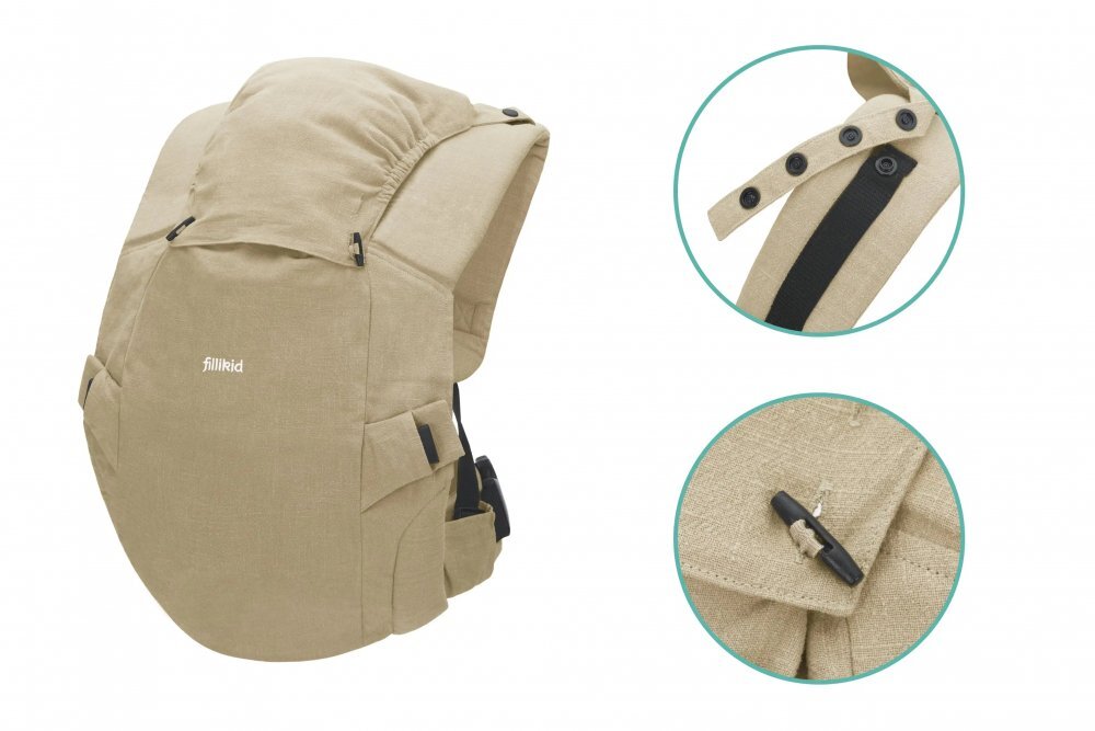 FILLIKID Marsupiu natural RA 3.5-20 kg beige