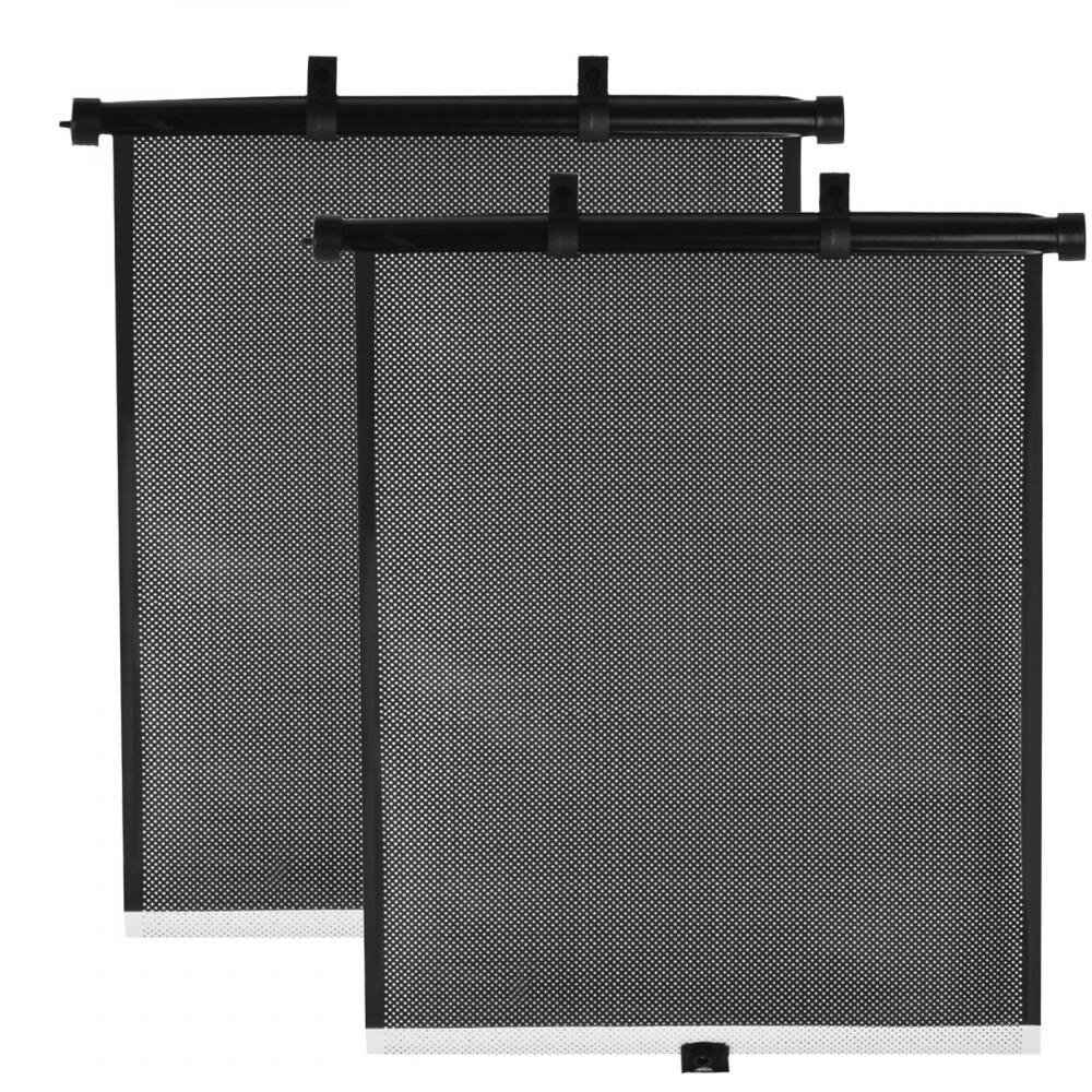 FILLIKID Parasolar auto retractabil Sandard Black 2bucset