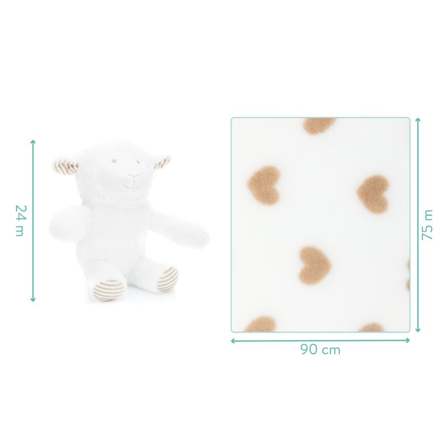 FILLIKID Paturica pufoasa cu jucarie oita 24cm