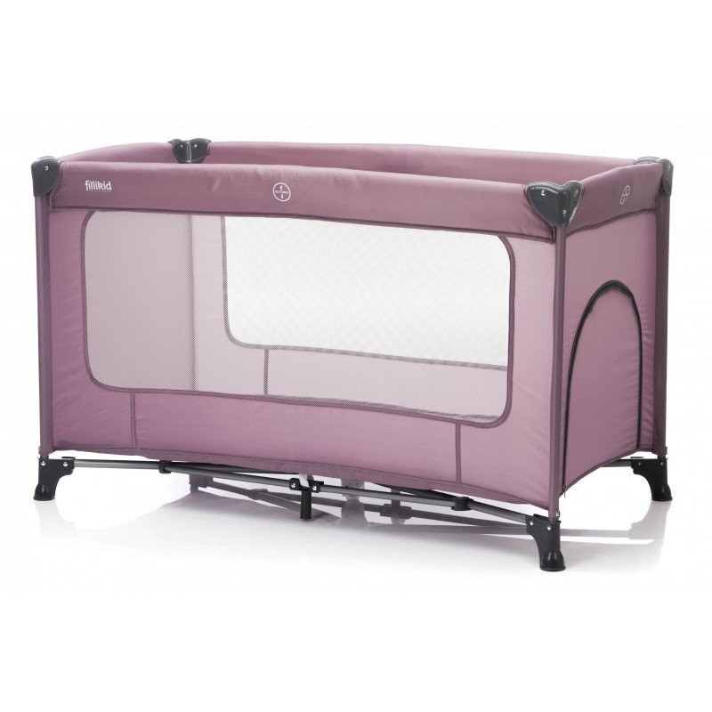 FILLIKID Patut pliabil Nizza raspberry 120x60 cm
