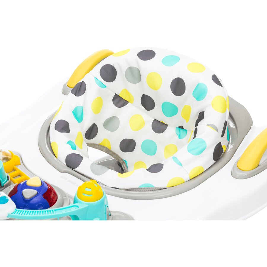 FILLIKID Premergator-balansoar cu jucarie Buline yellowgrey