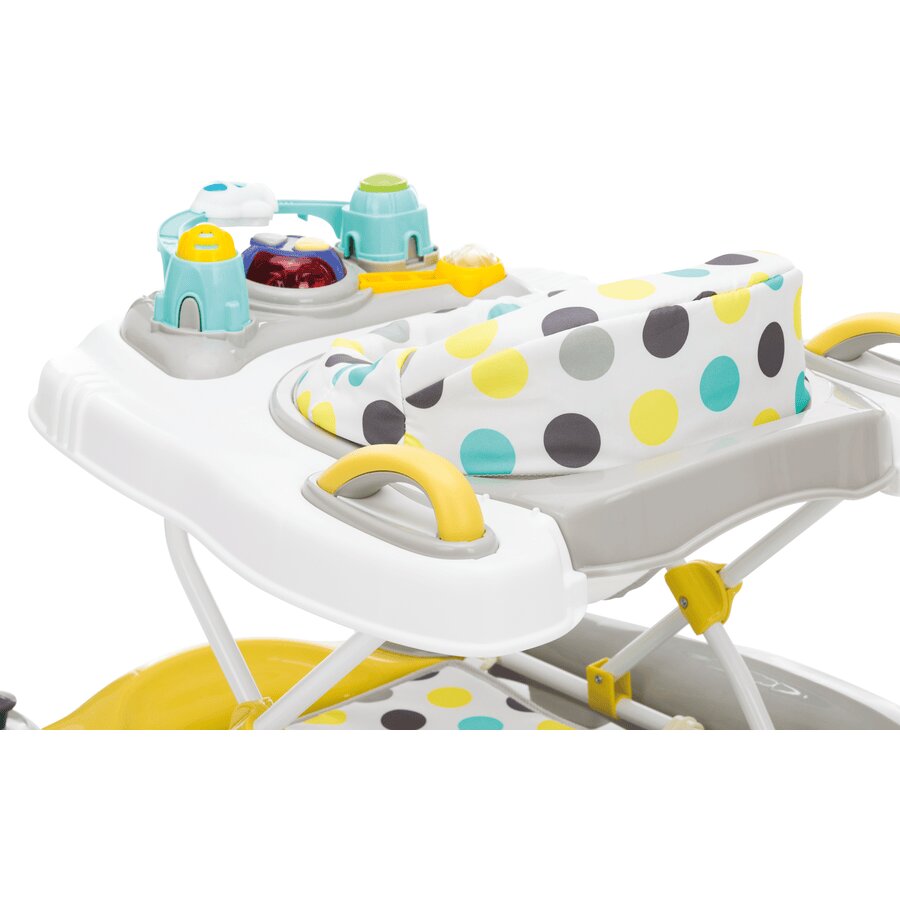 FILLIKID Premergator-balansoar cu jucarie Buline yellowgrey