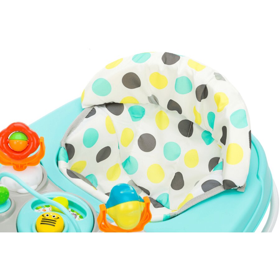 FILLIKID Premergator cu jucarie Buline mint grey