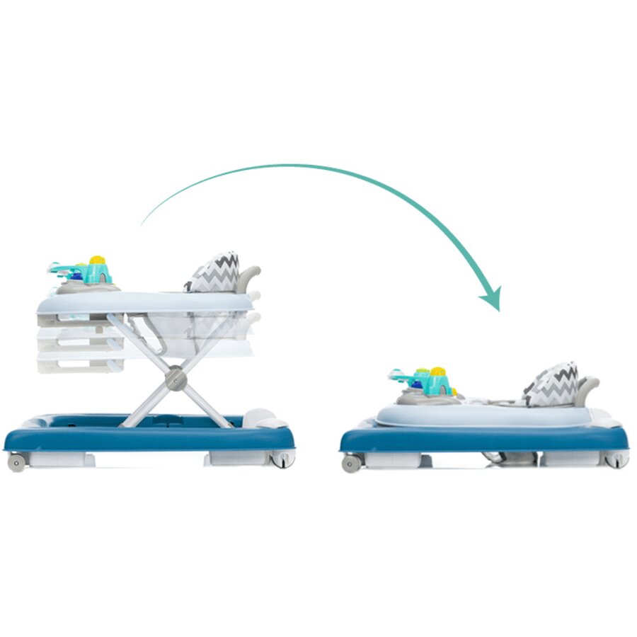 FILLIKID Premergator cu jucarie Zig Zag Blue