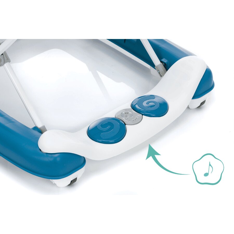 FILLIKID Premergator cu jucarie Zig Zag Blue