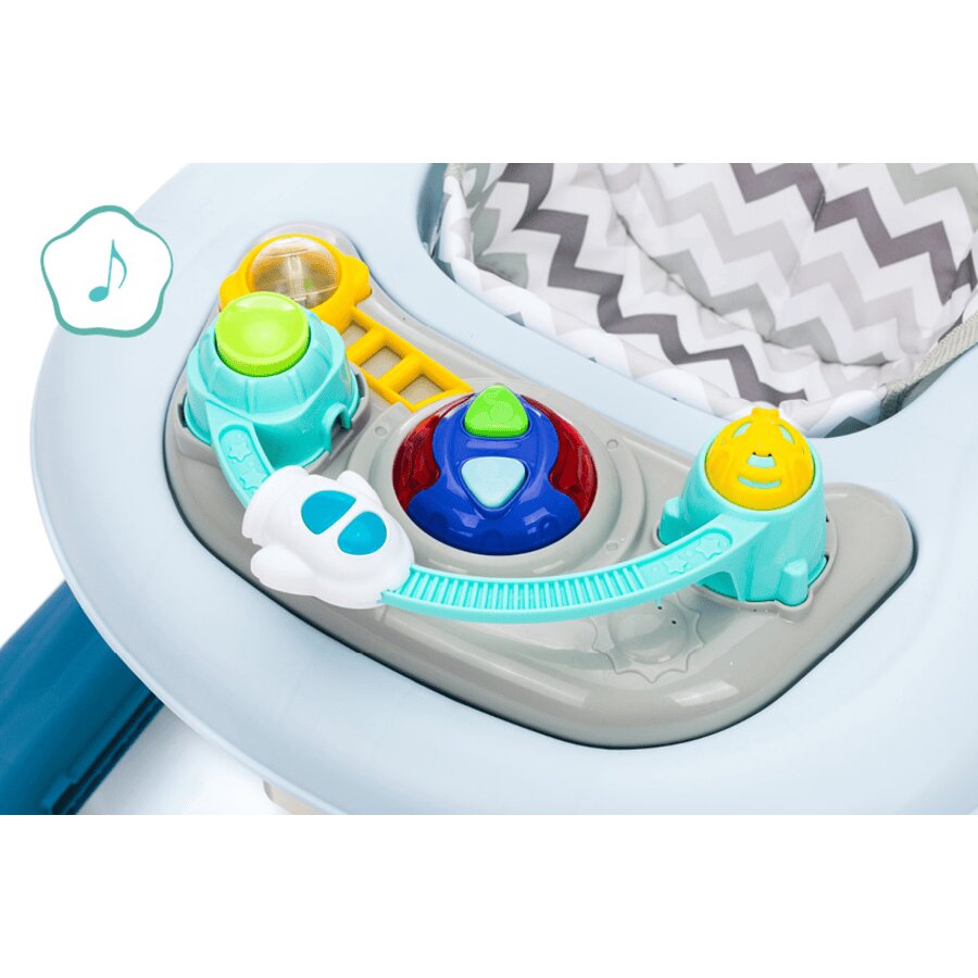 FILLIKID Premergator cu jucarie Zig Zag Blue