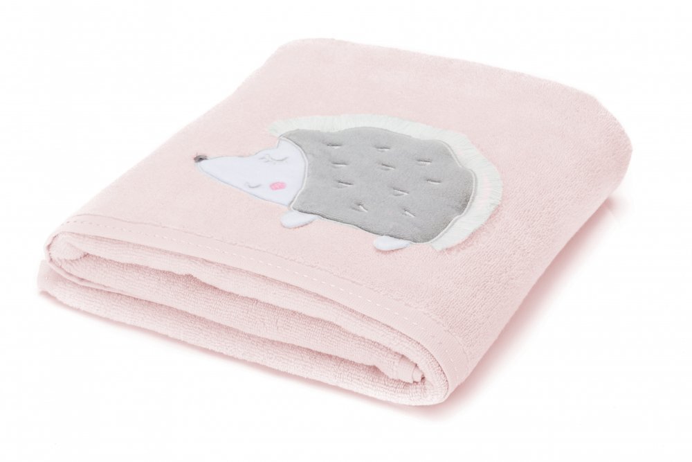 FILLIKID Prosop brodat arici pink 120x75 cm
