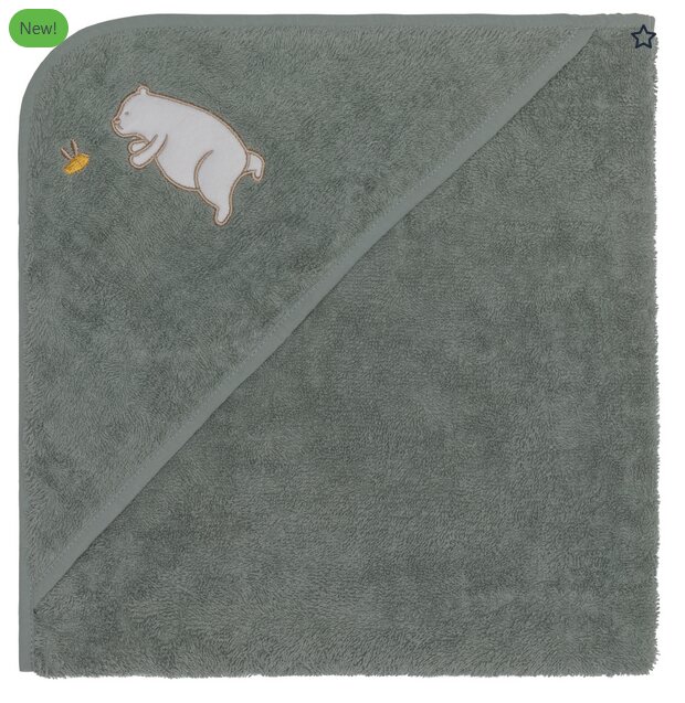 FILLIKID Prosop brodat Bear green 75x75 cm
