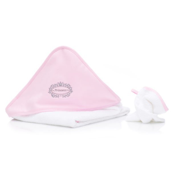 FILLIKID Prosop brodat cu manusa bebelus Princess pink