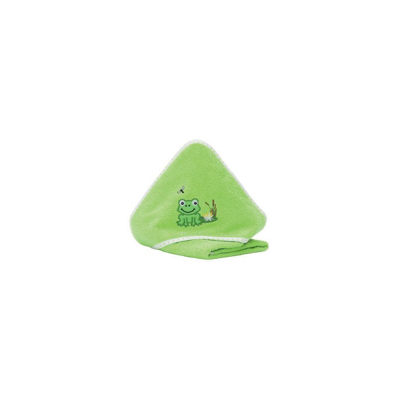 FILLIKID Prosop brodat frog green 75x75 cm