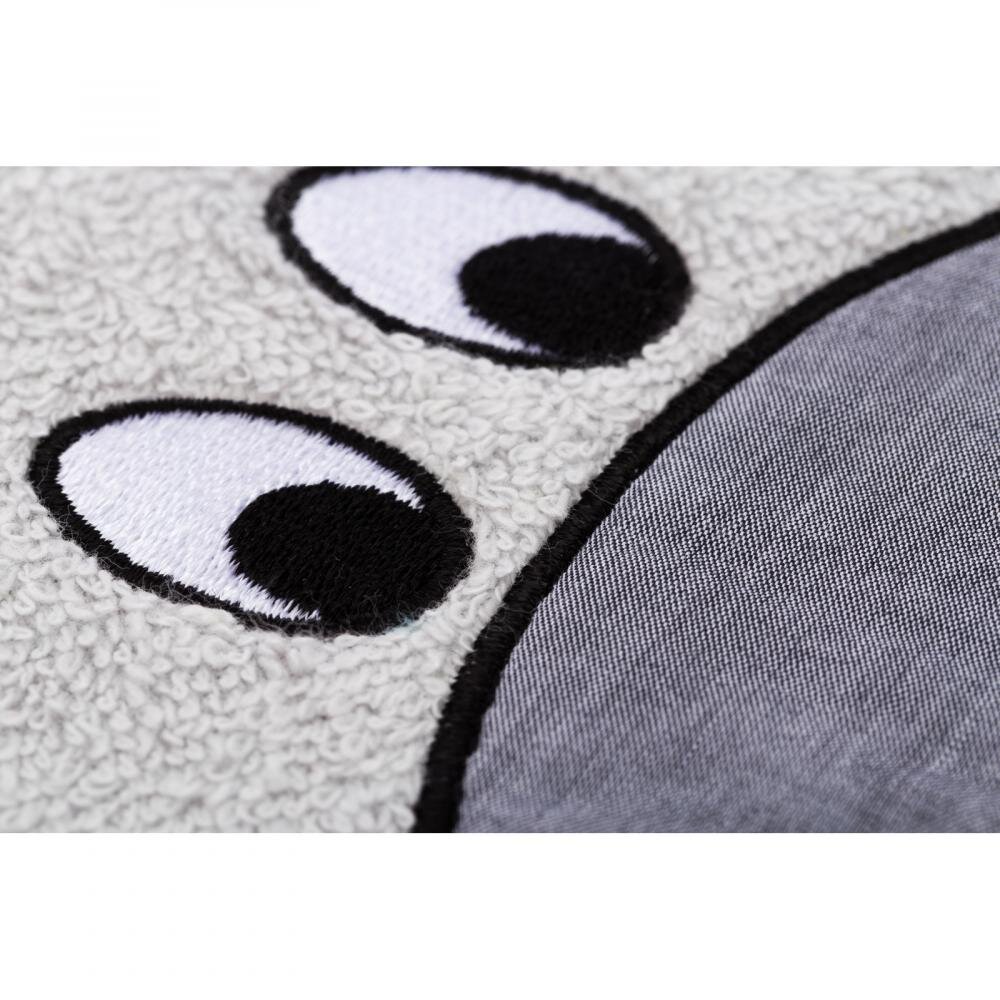 FILLIKID Prosop brodat Hippo grey 75x75 cm