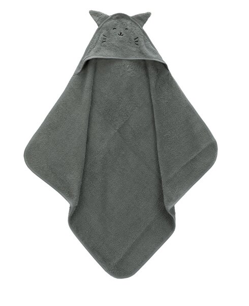 FILLIKID Prosop brodat Pisica green 75x75 cm
