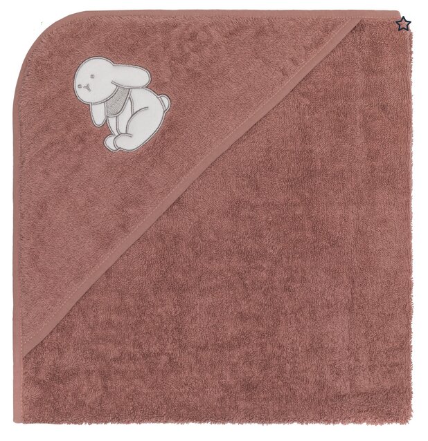 FILLIKID Prosop brodat Rabbit pink 75x75 cm