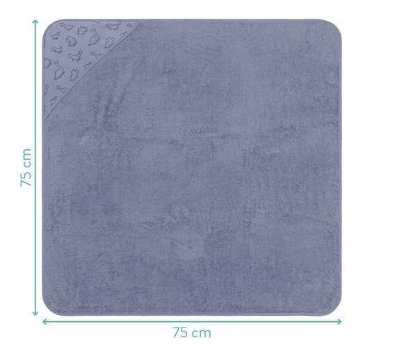 FILLIKID Prosop cu capison Dino blue 75x75 cm