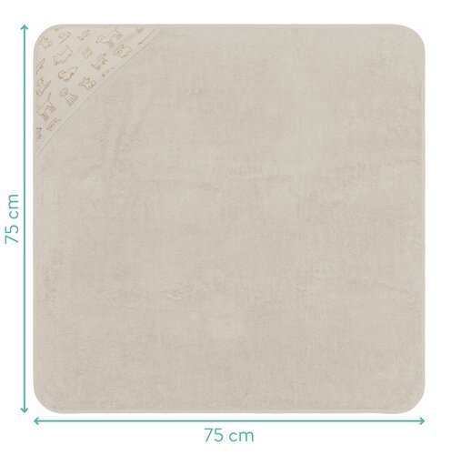 FILLIKID Prosop cu capison Dog Beige 75x75 cm