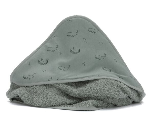 FILLIKID Prosop cu capison whale green 75x75 cm