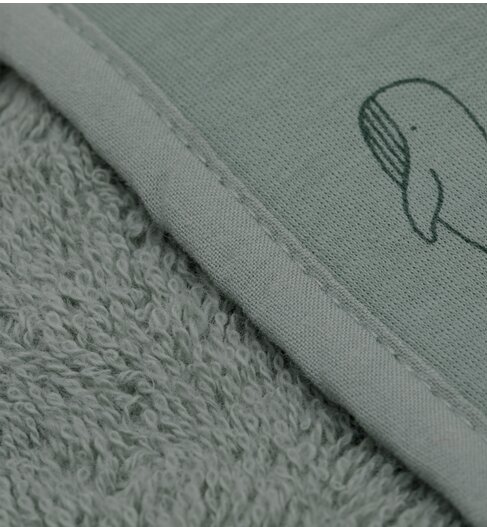 FILLIKID Prosop cu capison whale green 75x75 cm