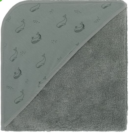 FILLIKID Prosop cu capison whale green 75x75 cm