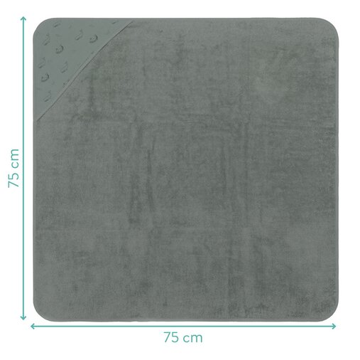 FILLIKID Prosop cu capison whale green 75x75 cm