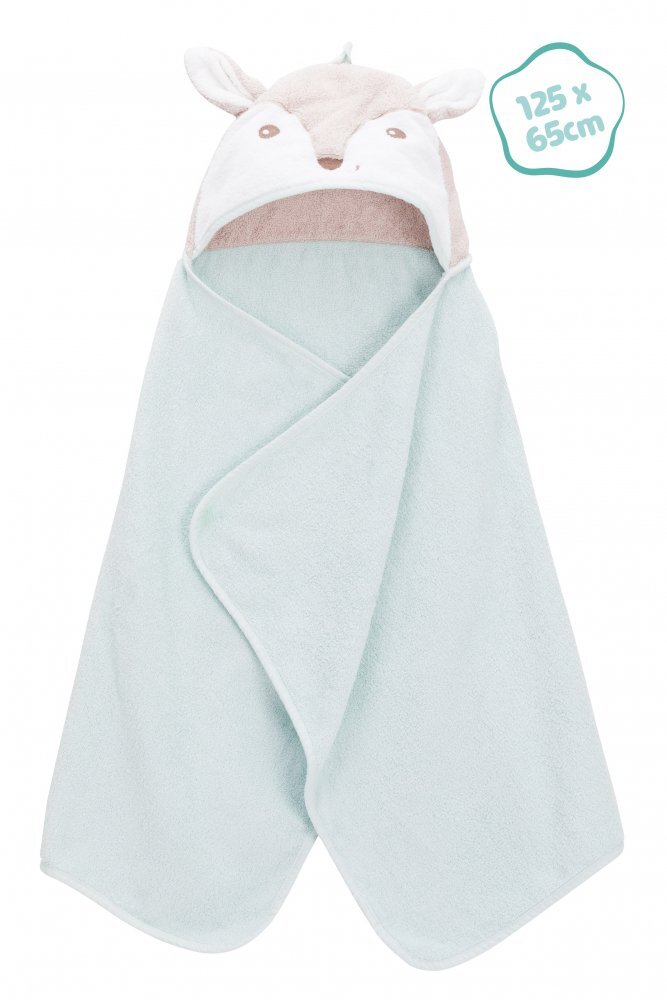 FILLIKID Prosop din bumbac cu capison fox 125x65cm