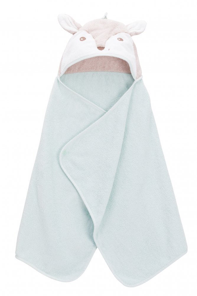FILLIKID Prosop din bumbac cu capison fox 125x65cm