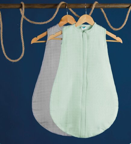 FILLIKID Sac de dormit din muselina 70 cm mint