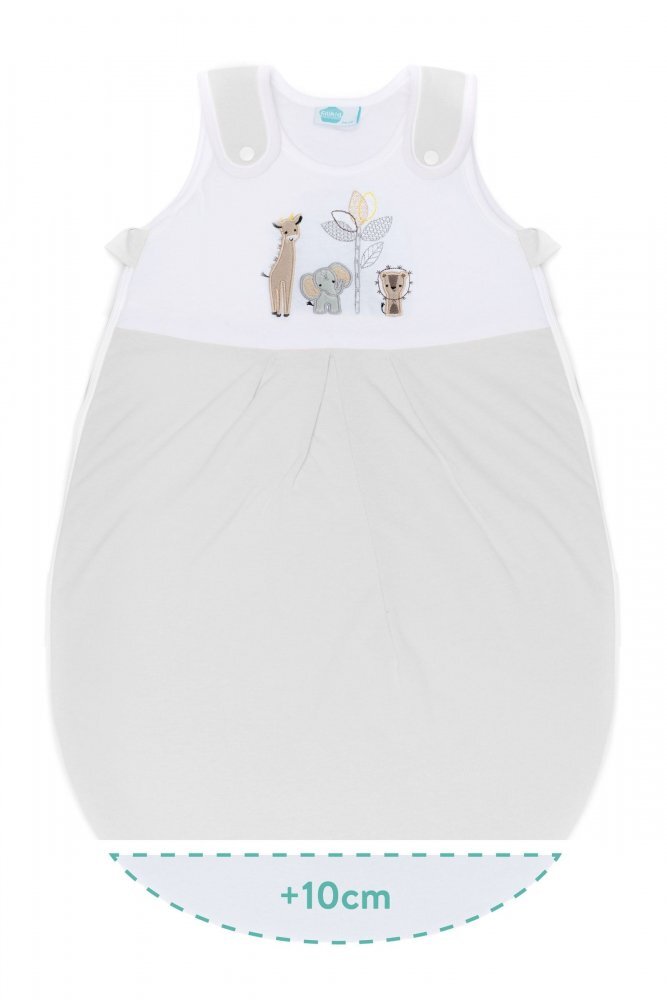 FILLIKID Sac de dormit Vario light grey reglabil 60-70 cm
