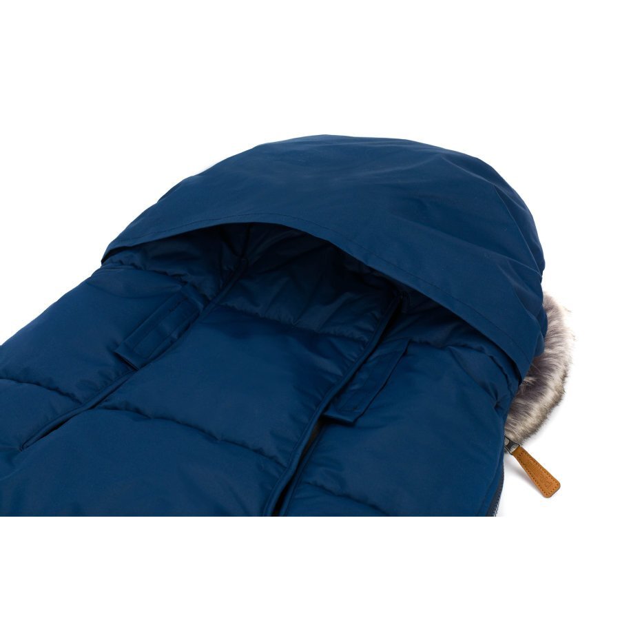 FILLIKID Sac de iarna cu guler blanita detasabil pentru carucior navy 100x50 cm