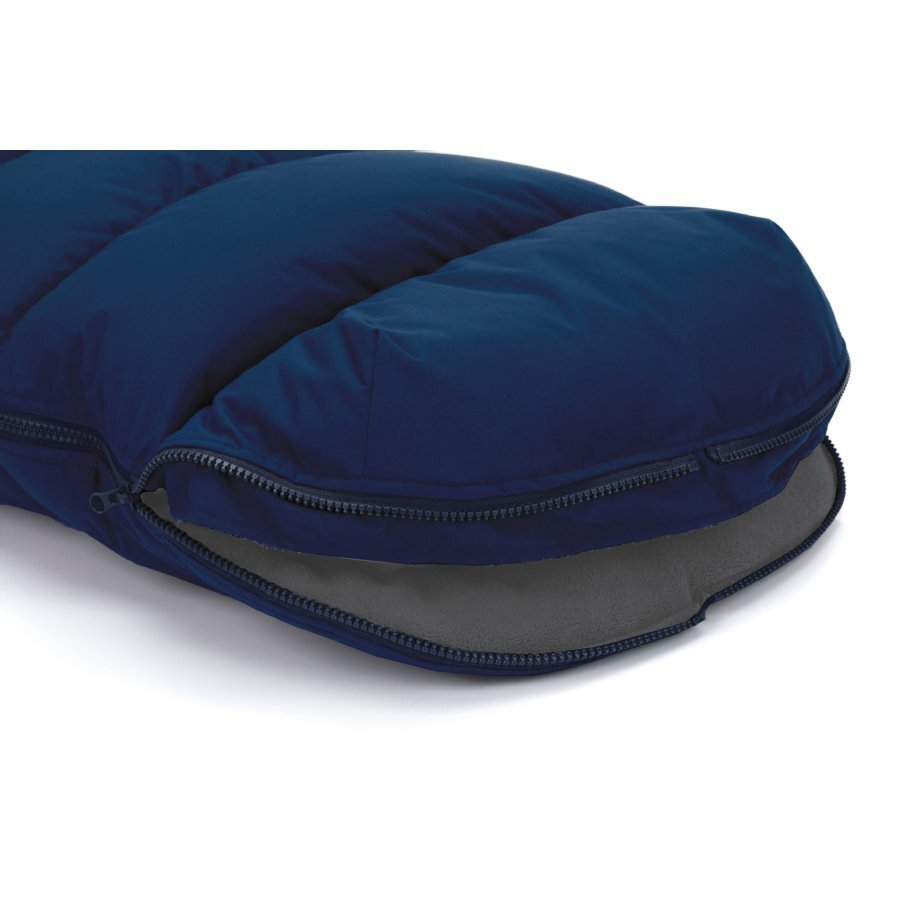 FILLIKID Sac de iarna cu guler blanita detasabil pentru carucior navy 100x50 cm