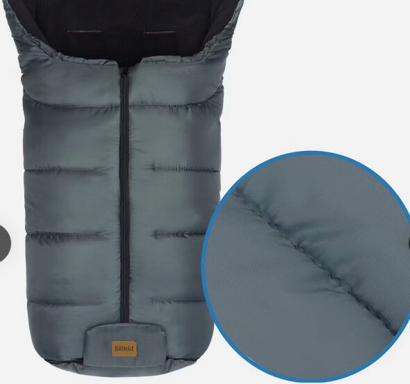 FILLIKID Sac de iarna pentru carucior EcoBig dark grey