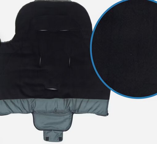 FILLIKID Sac de iarna pentru carucior EcoBig dark grey