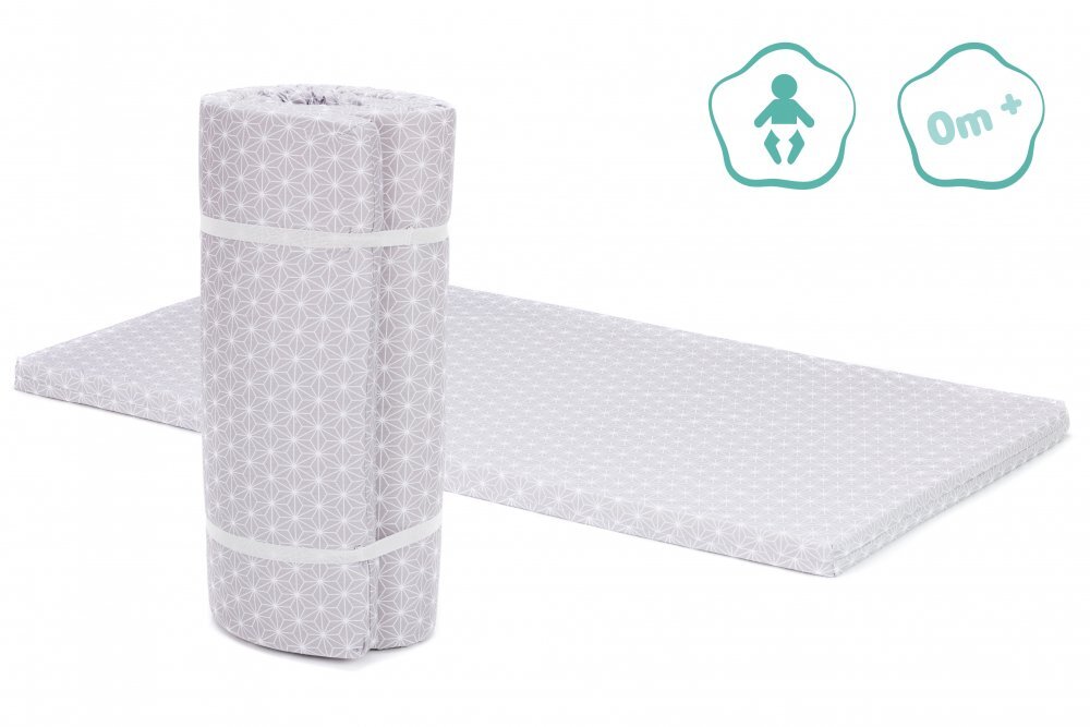 FILLIKID Saltea pliabila curbe grey 120604 cm