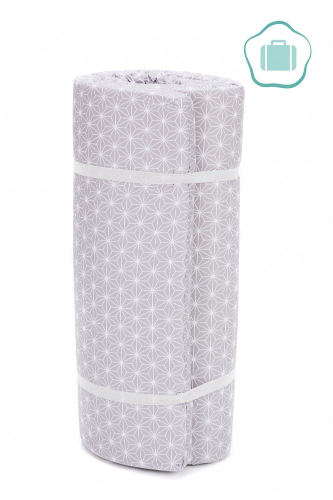 FILLIKID Saltea pliabila curbe grey 120604 cm
