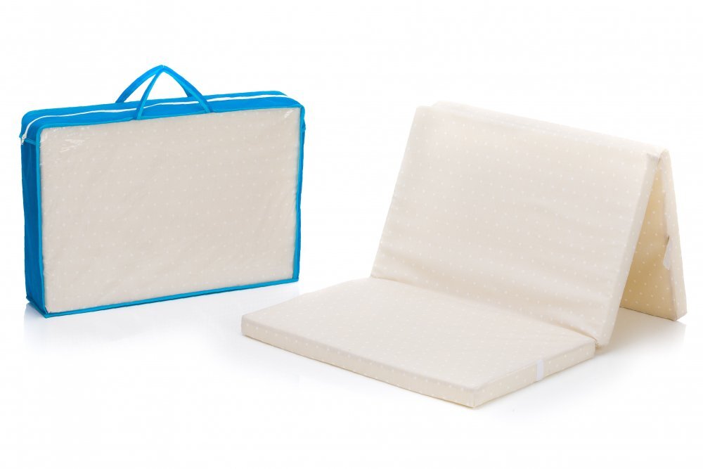 FILLIKID Saltea pliabila pentru copii Beige Buline 120x60x4 cm