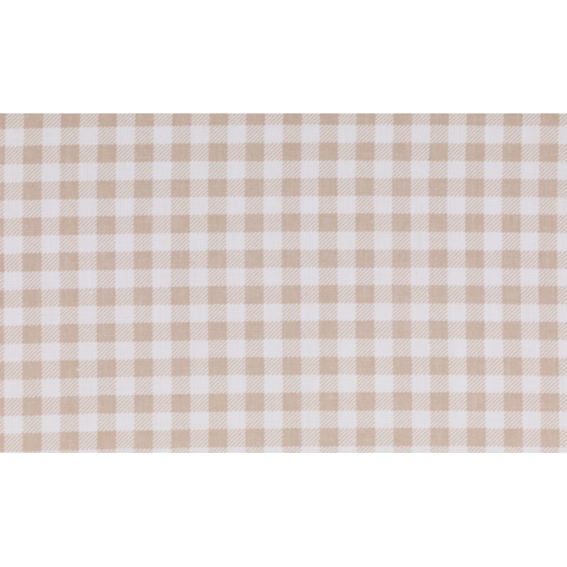 FILLIKID Saltea pliabila pentru copii Beige Carouri 120x60x4 cm
