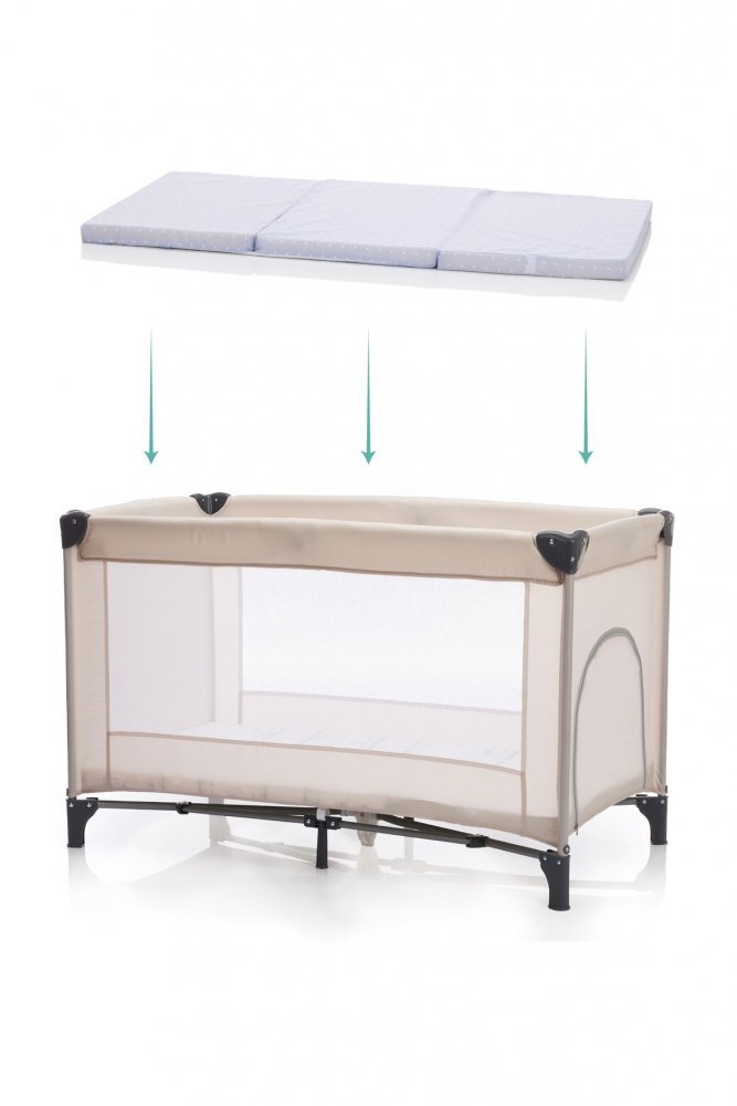 FILLIKID Saltea pliabila pentru copii Buline Bleu 120x60x4 cm
