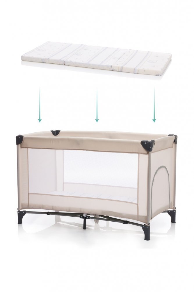 FILLIKID Saltea pliabila pentru copii White Blue 120x60x4 cm