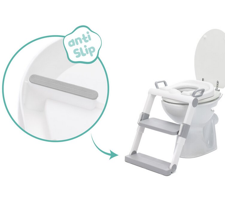 FILLIKID Scara cu reductor WC moale pliabila 24 luni+ grey white