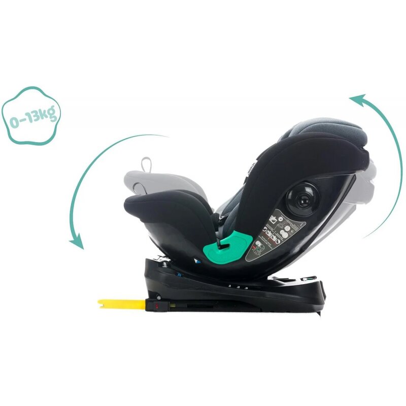 FILLIKID Scaun auto cu isofix Luca 360 blackgrey 0-36 kg i-Size