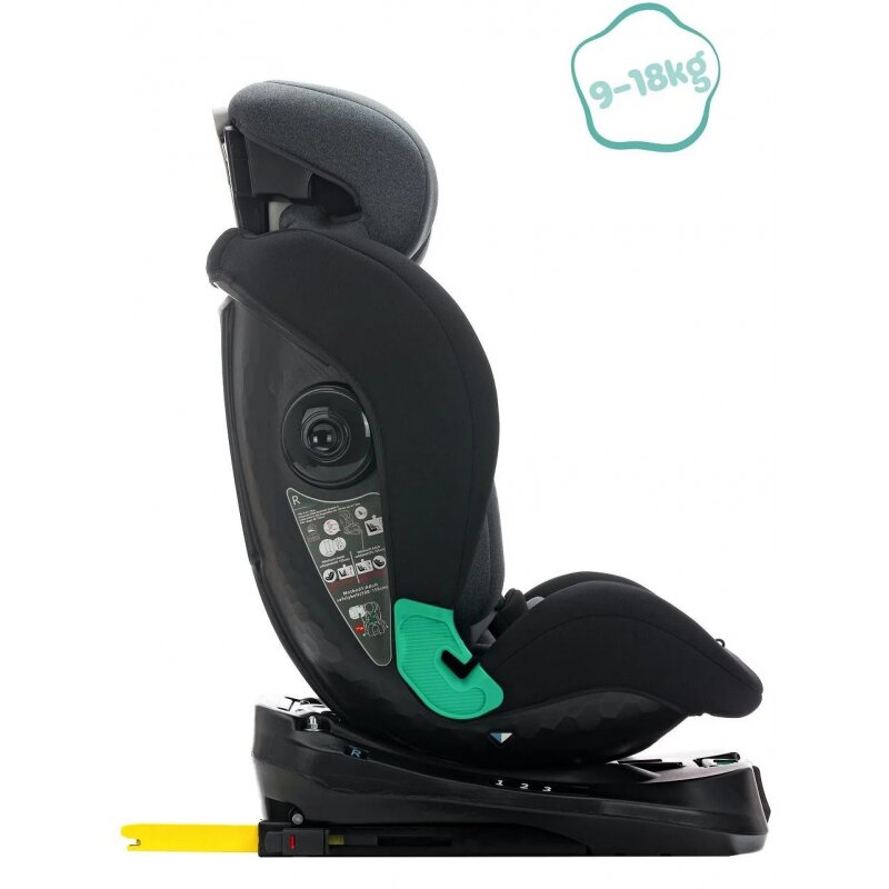 FILLIKID Scaun auto cu isofix Luca 360 blackgrey 0-36 kg i-Size
