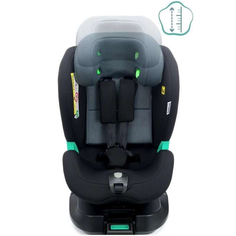 FILLIKID Scaun auto cu isofix Luca 360 blackgrey 0-36 kg i-Size