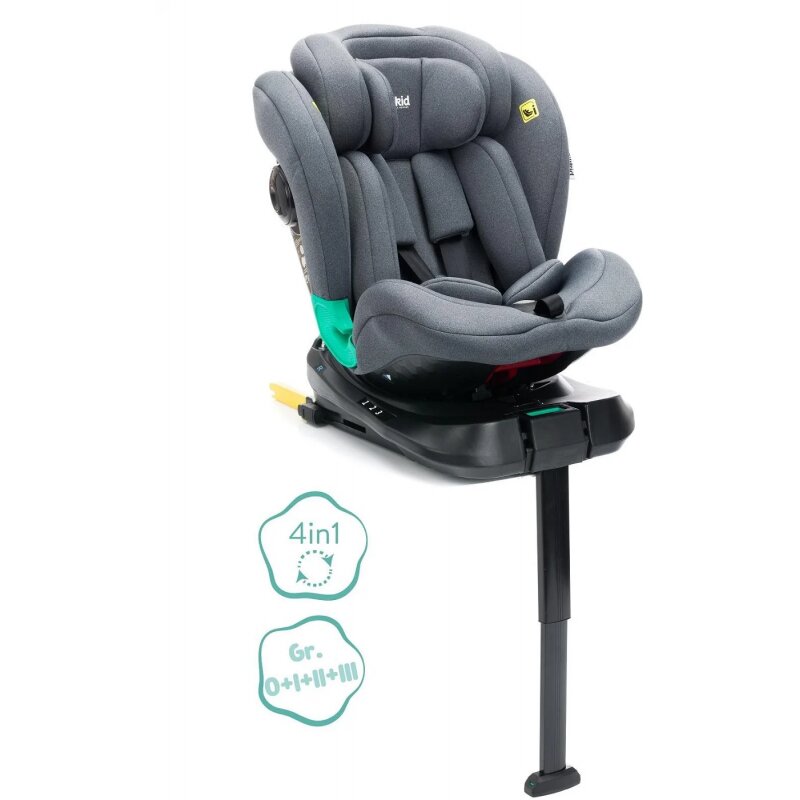 FILLIKID Scaun auto cu isofix Luca 360 grey 0-36 kg i-Size