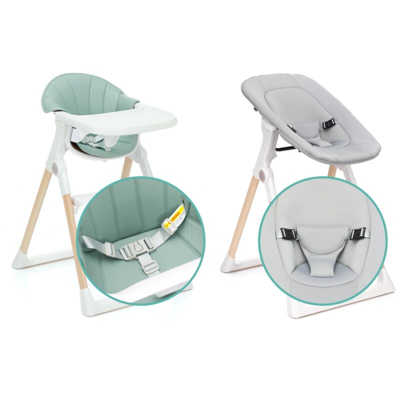 FILLIKID Scaun de masa si sezlong Noah 2 in 1 menta