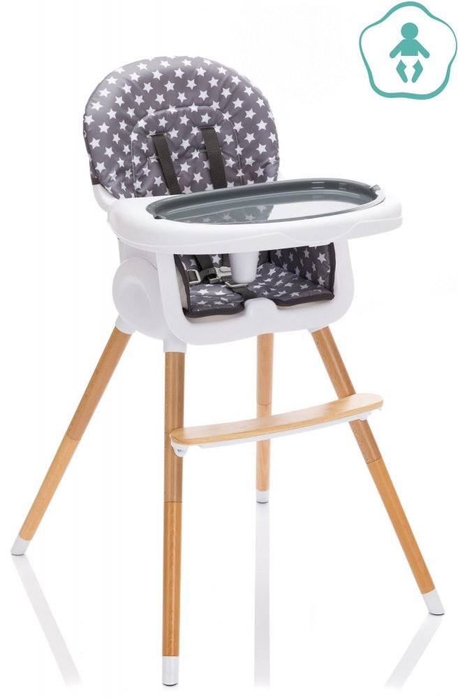 FILLIKID Scaun inalt pentru masa Paul star grey