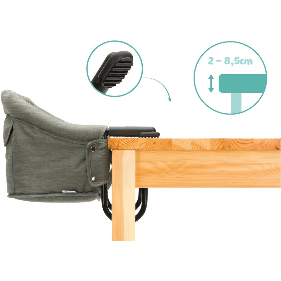 FILLIKID Scaunel de prins la masa Flexi green melange