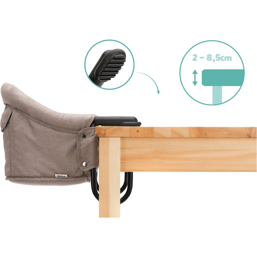 FILLIKID Scaunel de prins la masa Flexi taupe melange