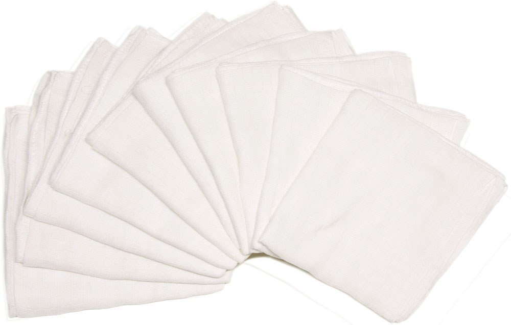 FILLIKID Scutece albe din bumbac 80x80 cm.-10set